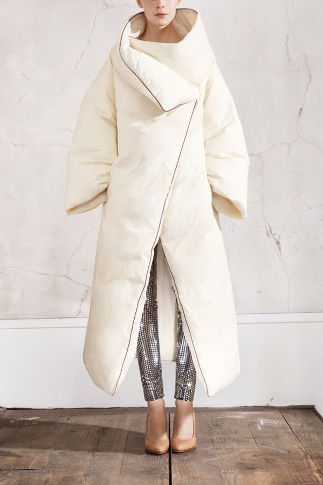 Maison Martin Margiela designs for H&M dovet coat