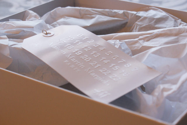 Maison Martin Margiela for H&M shoe box