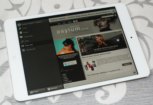 iPad Mini wordpress App iPad Mini wordpress App