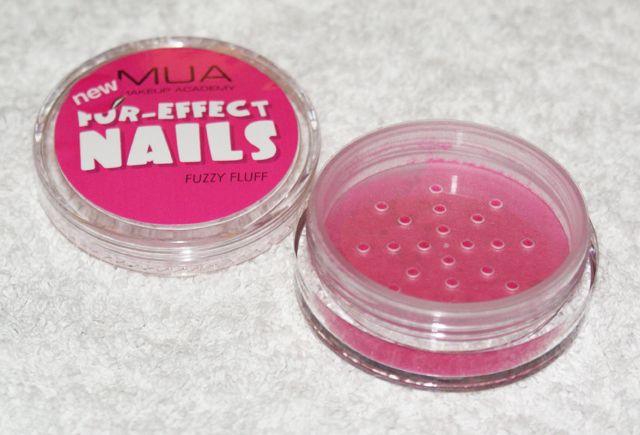 MUA fur effect furry nails bright pink MUA fur effect furry nails bright pink